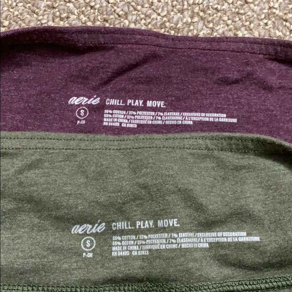 2 PAIR. AERIE leggings - Picture 2 of 2